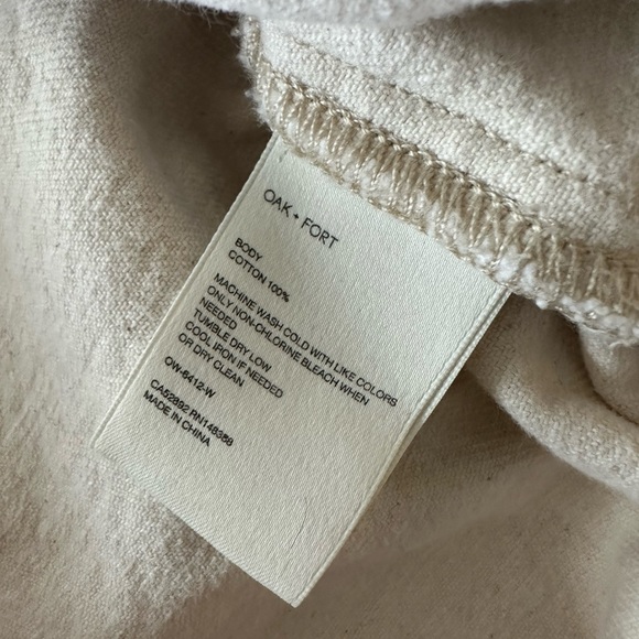 SOLD OAK & FORT Cropped Hooded Jacket - Picture 5 of 6